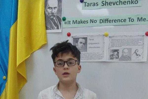 Гурток «English speaking club» - день вшанування пам'яті Тараса Григоровича Шевченка